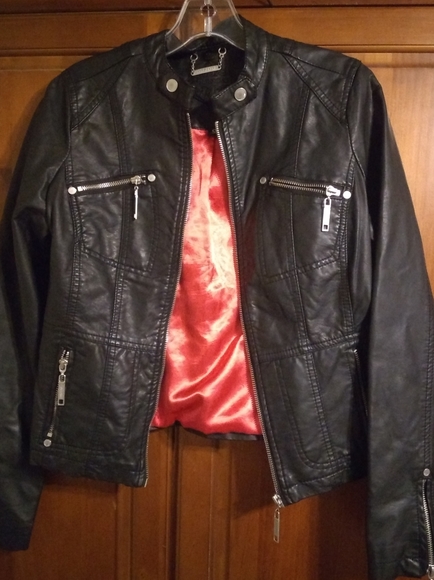 Jou Jou Jackets & Blazers - JouJou PU leather jacket